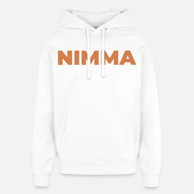 NIMMA - Sweat à capuche unisexe Stanley/Stella Oversized - blanc