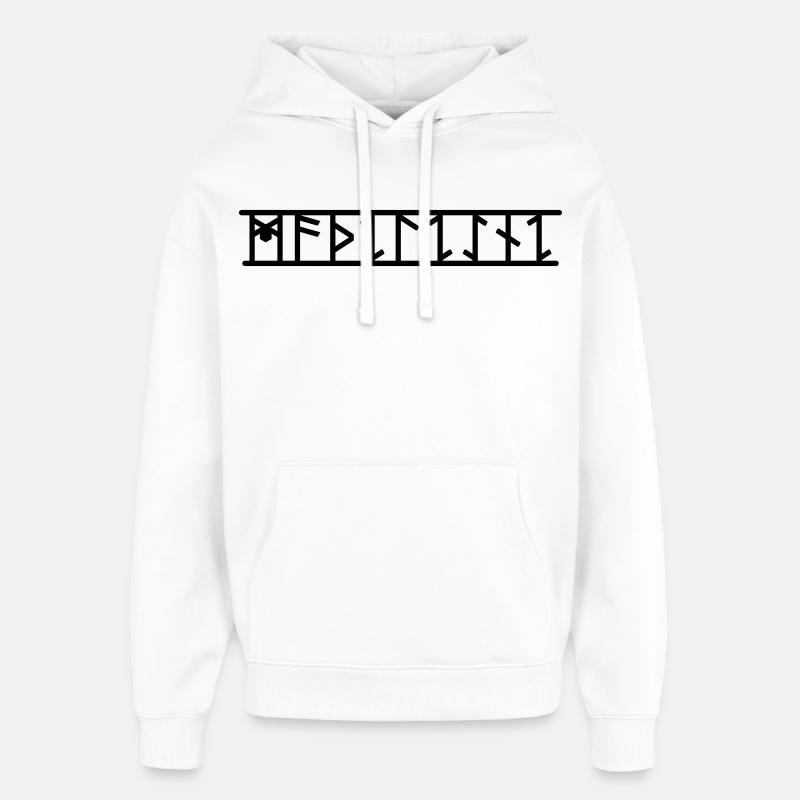 Madeleine - Sweat à capuche unisexe Stanley/Stella Oversized - blanc