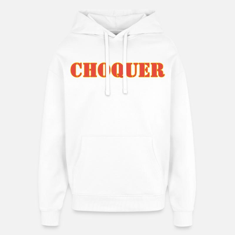 CHOQUER - Sweat à capuche unisexe Stanley/Stella Oversized - blanc