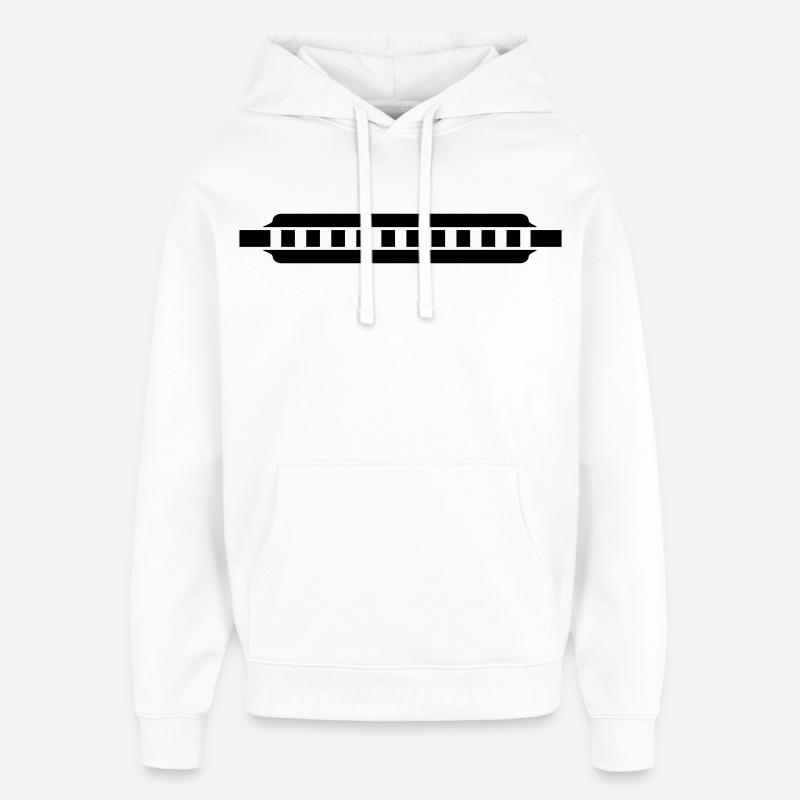 Bluesharp - Sweat à capuche unisexe Stanley/Stella Oversized - blanc