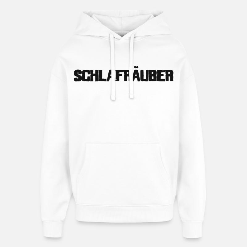 Ladrones del sueño - Sudadera con capucha unisex Stanley/Stella Oversized - blanco