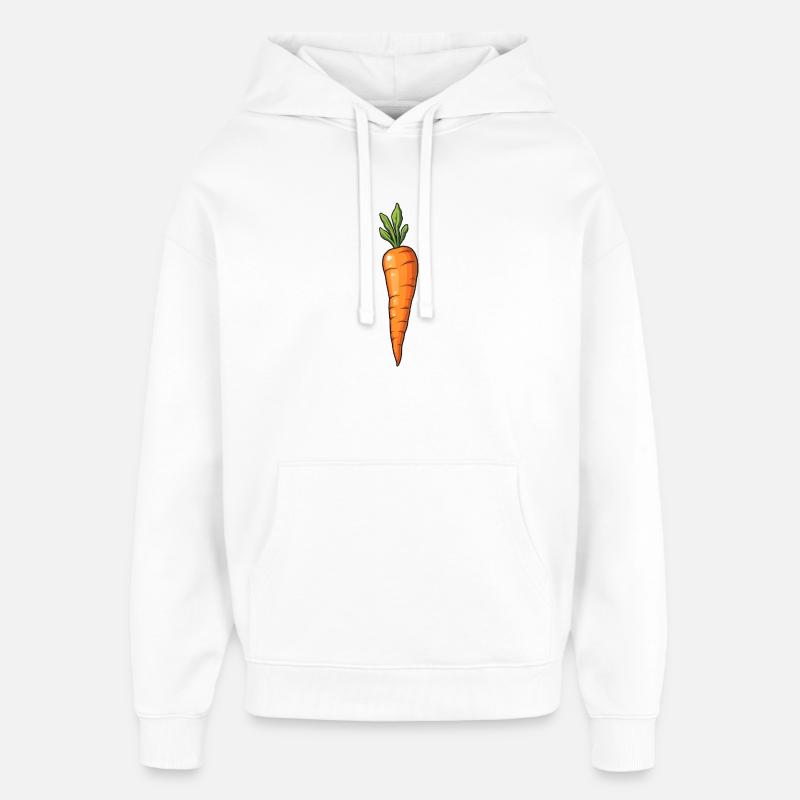 Carotte - Sweat à capuche unisexe Stanley/Stella Oversized - blanc