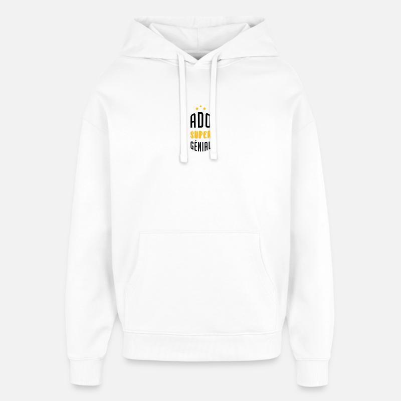 adolescent / enfant / ado / adolescente - Sweat à capuche unisexe Stanley/Stella Oversized - blanc