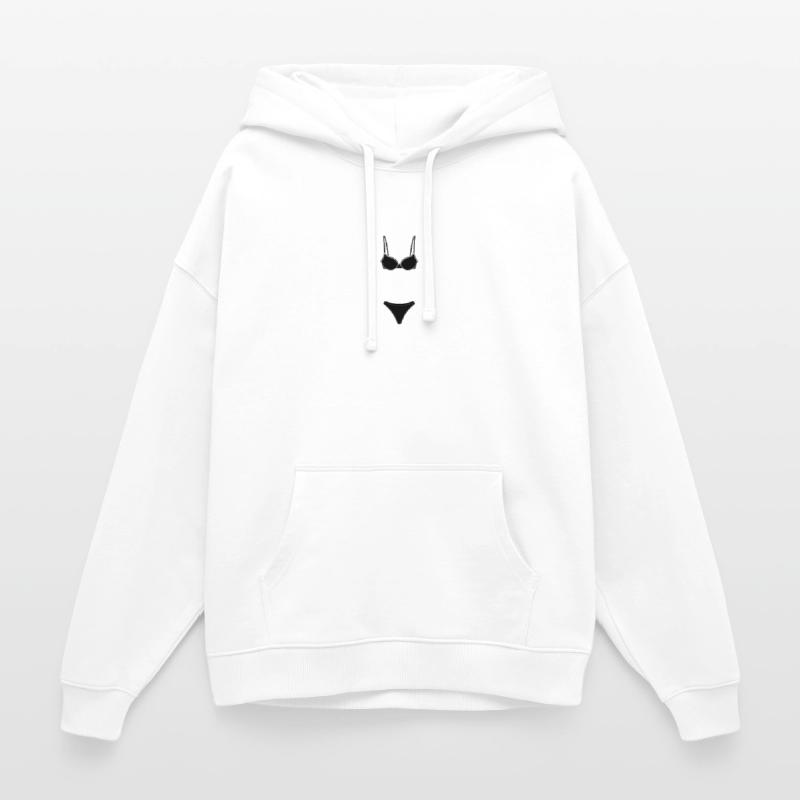 Dessous- oder Bekini-Logo für Geschäft oder Marktstand Oversized Unisex Hoodie von Stanley/Stella
