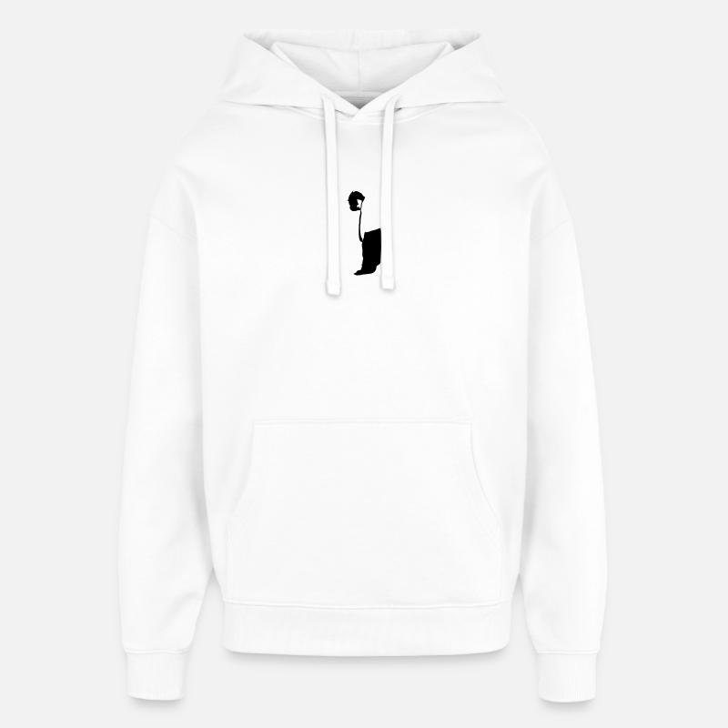 Enfant - Sweat à capuche unisexe Stanley/Stella Oversized - blanc