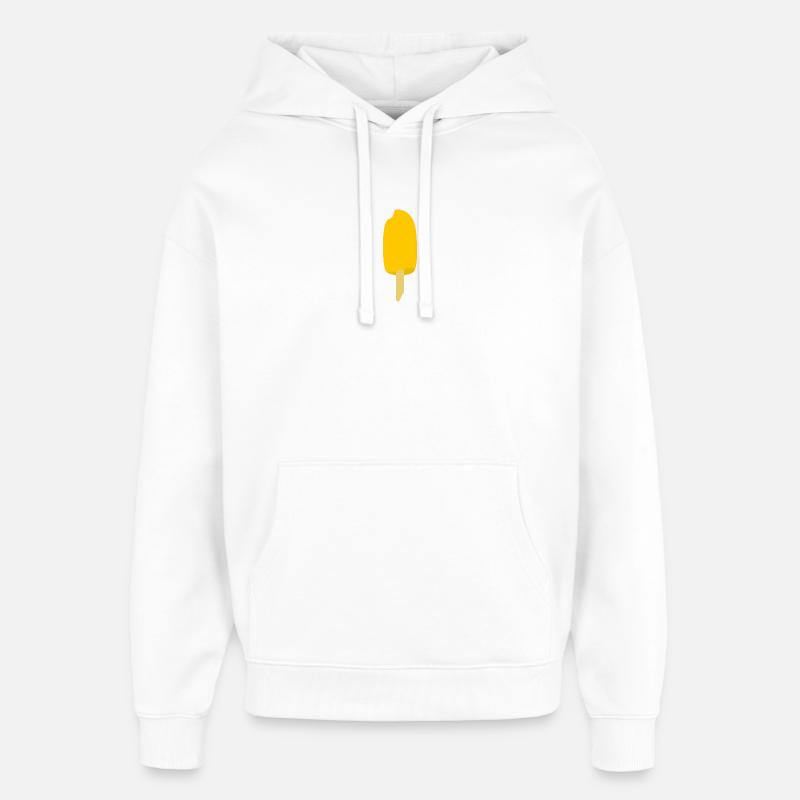 Mango Eis am Stiel - Oversized Unisex Hoodie von Stanley/Stella - Weiß
