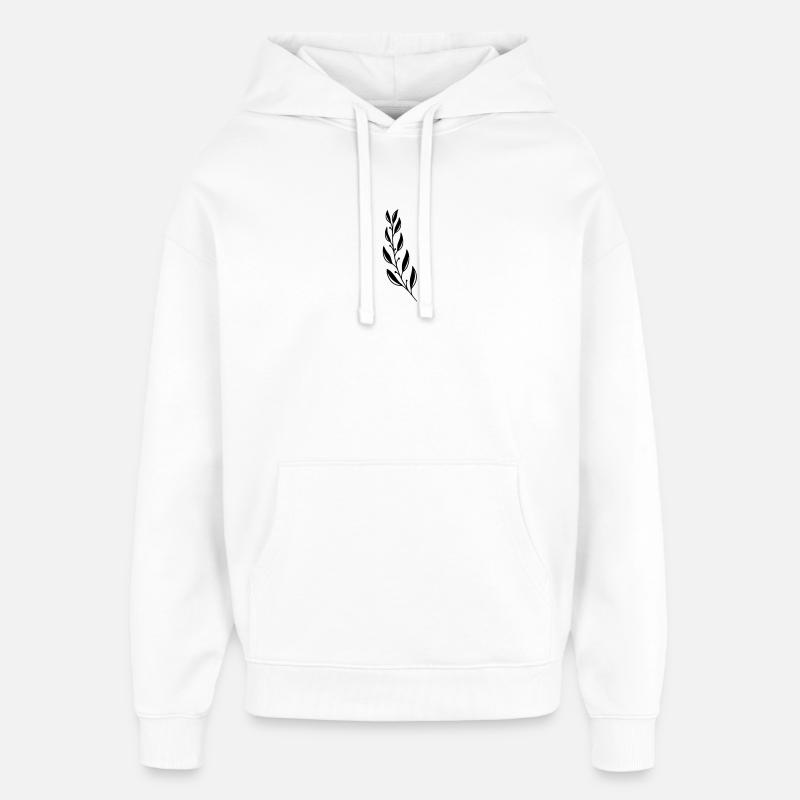 Branche de Magnolia - Sweat à capuche unisexe Stanley/Stella Oversized - blanc