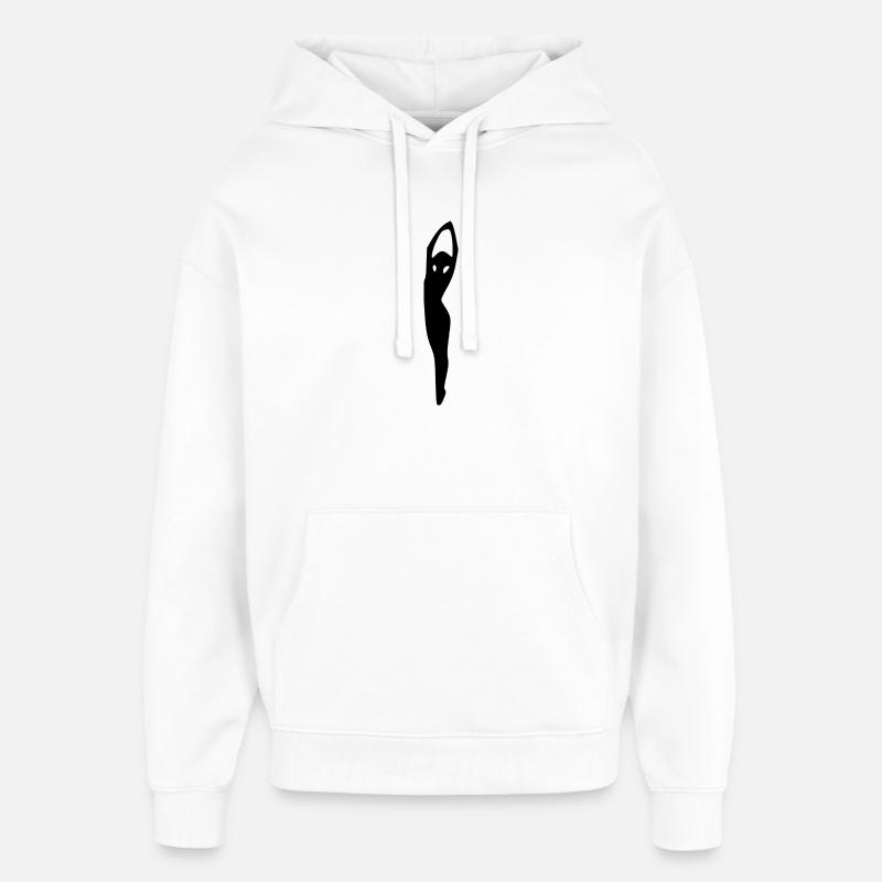 Danse - Sweat à capuche unisexe Stanley/Stella Oversized - blanc