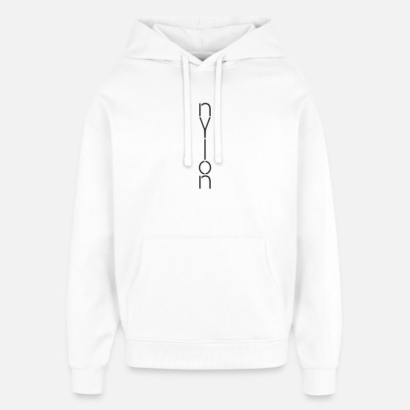 Nylon - Sweat à capuche unisexe Stanley/Stella Oversized - blanc