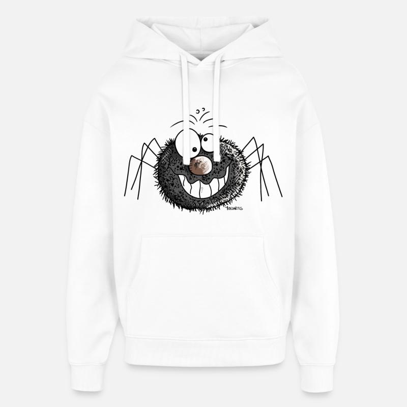 Arachnida - Sweat à capuche unisexe Stanley/Stella Oversized - blanc