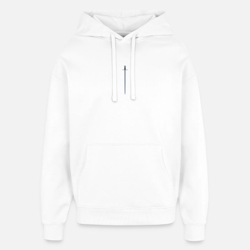 Épée - Sweat à capuche unisexe Stanley/Stella Oversized - blanc