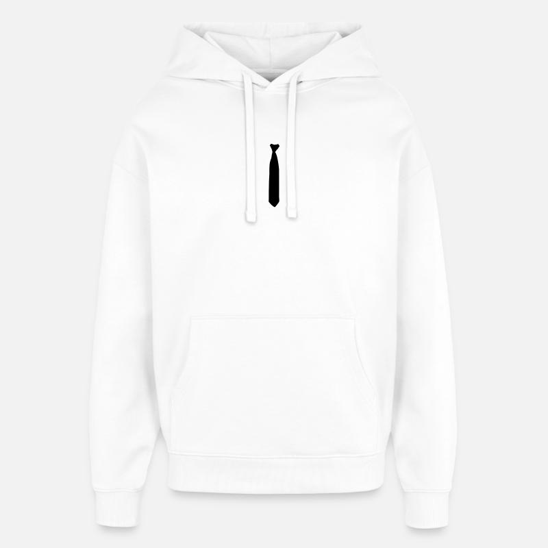 Cravate - Sweat à capuche unisexe Stanley/Stella Oversized - blanc
