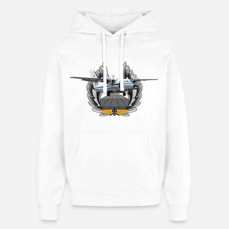 L-410 UVP-E - Sweat à capuche unisexe Stanley/Stella Oversized - blanc