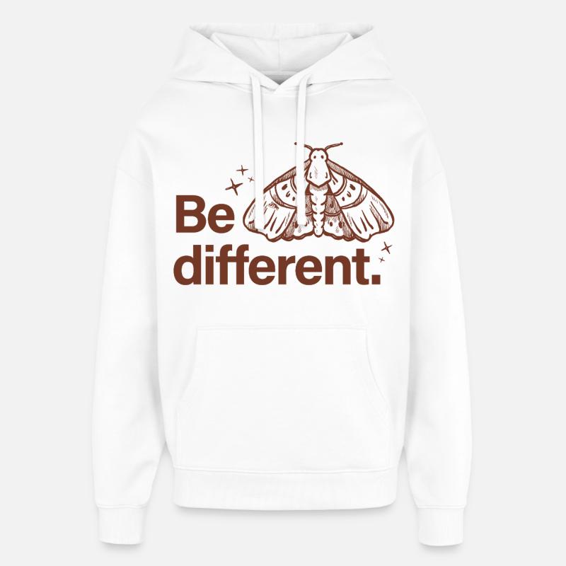 Be different - Oversized Unisex Hoodie von Stanley/Stella - Weiß