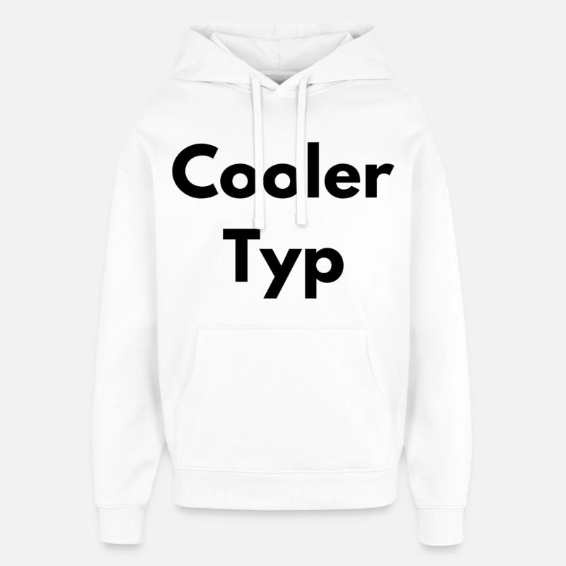 mec cool - Sweat à capuche unisexe Stanley/Stella Oversized - blanc