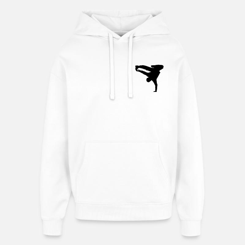 danse Capoeira - Sweat à capuche unisexe Stanley/Stella Oversized - blanc