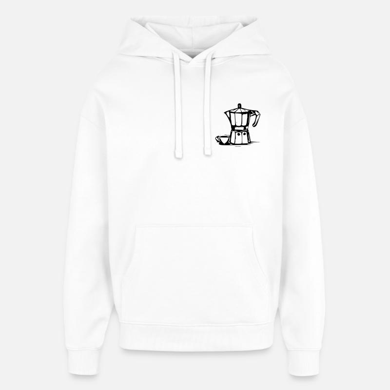 Bialetti - Sweat à capuche unisexe Stanley/Stella Oversized - blanc