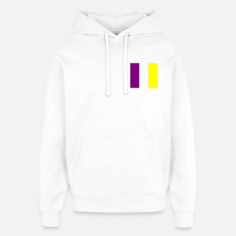 DUCASSE ATH ath - Sweat à capuche unisexe Stanley/Stella Oversized - blanc