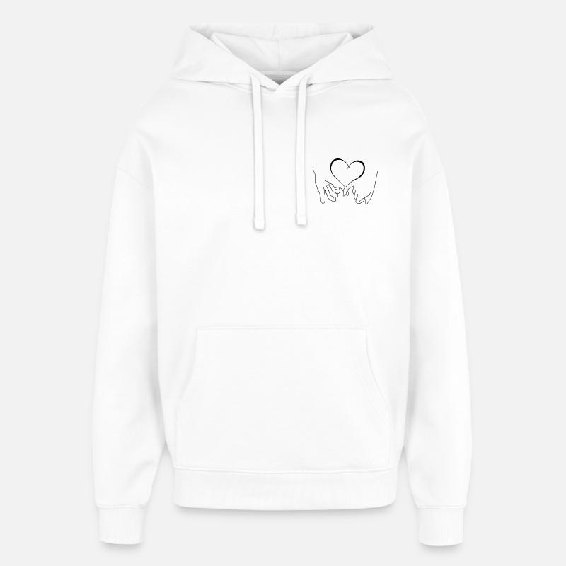 Meilleurs ami - Sweat à capuche unisexe Stanley/Stella Oversized - blanc
