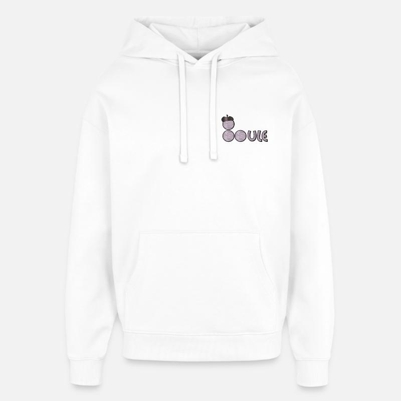 Boule de pétanque - Sweat à capuche unisexe Stanley/Stella Oversized - blanc