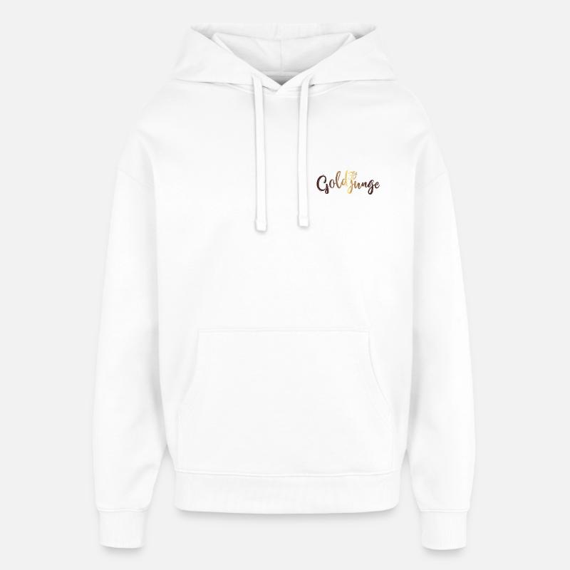 Golden Boy Basic Or - Sweat à capuche unisexe Stanley/Stella Oversized - blanc