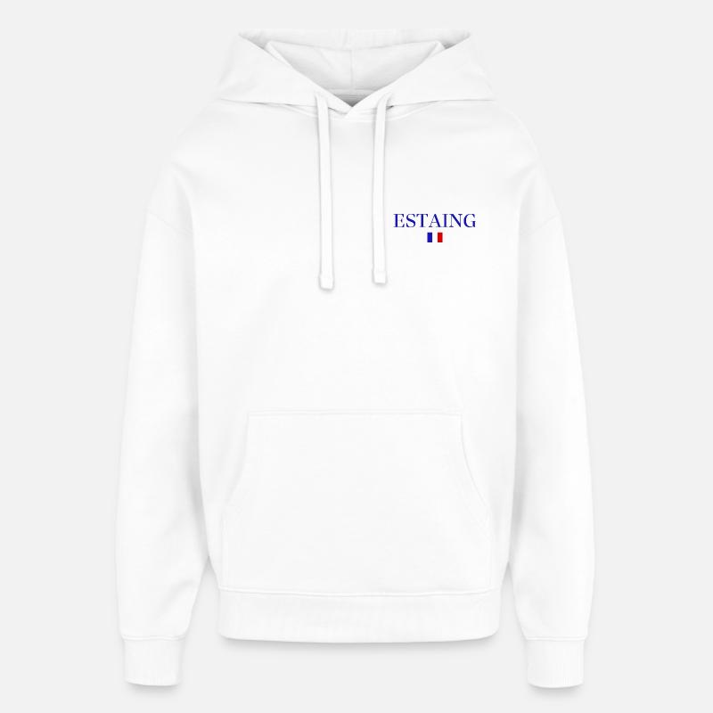 Drapeau ESTING France - Sweat à capuche unisexe Stanley/Stella Oversized - blanc