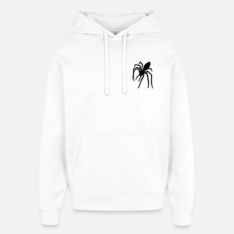 araignée - Sweat à capuche unisexe Stanley/Stella Oversized - blanc
