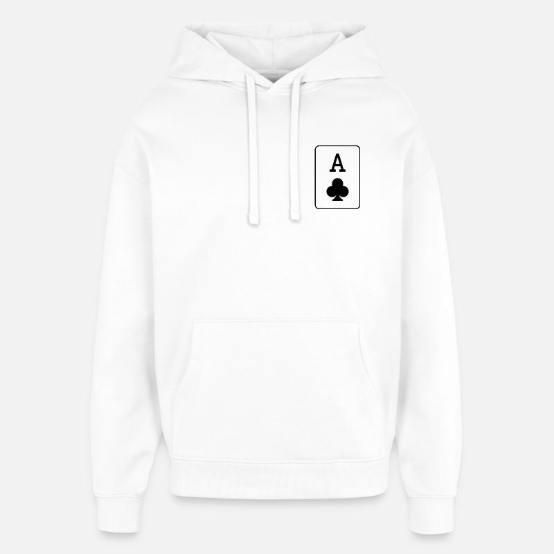 As de trèfle - Sweat à capuche unisexe Stanley/Stella Oversized - blanc