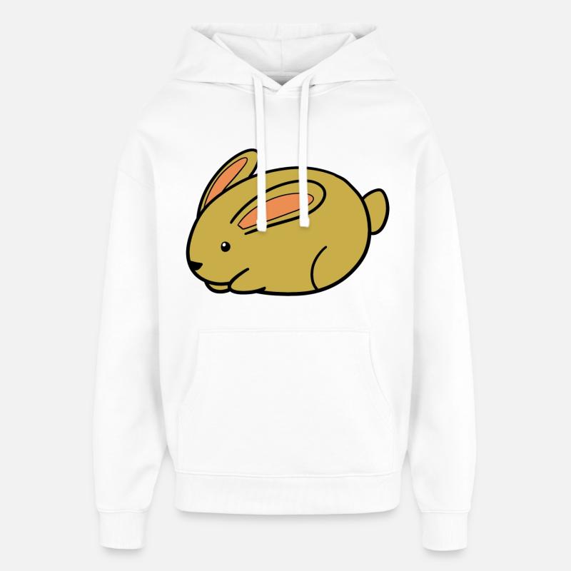 lièvre - Sweat à capuche unisexe Stanley/Stella Oversized - blanc