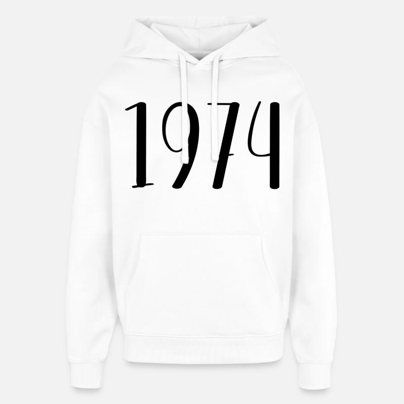 1974 - Sweat à capuche unisexe Stanley/Stella Oversized - blanc