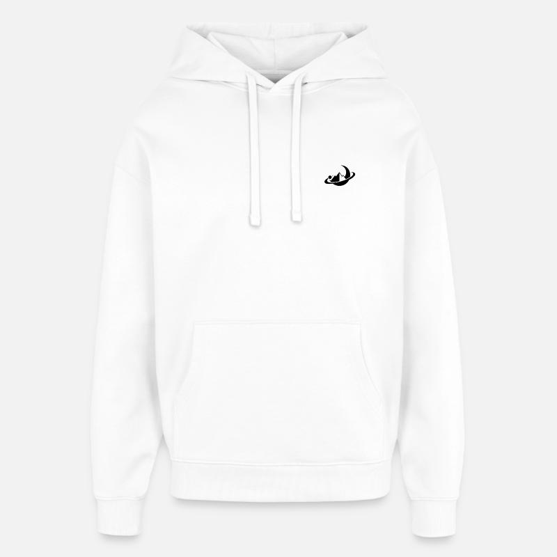 Orbit Peak - Sweat à capuche unisexe Stanley/Stella Oversized - blanc