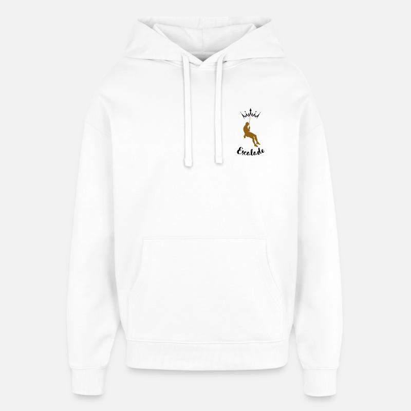  Grimpeur suspendu - Sweat à capuche unisexe Stanley/Stella Oversized - blanc