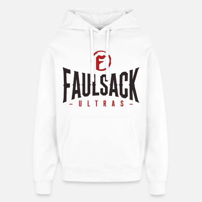 Faulsack NOIR - Sweat à capuche unisexe Stanley/Stella Oversized - blanc