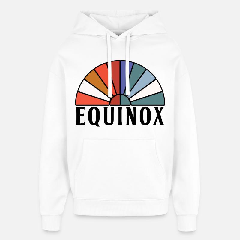 Équinoxe Joyeuses Pâques Ostara Pagan - Sweat à capuche unisexe Stanley/Stella Oversized - blanc