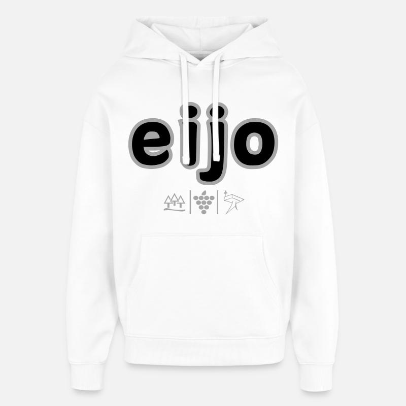 Eijo - Oversized Unisex Hoodie von Stanley/Stella - Weiß