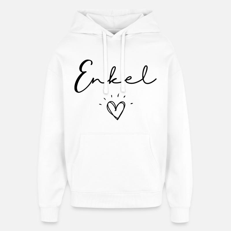 Enkel - Sweat à capuche unisexe Stanley/Stella Oversized - blanc