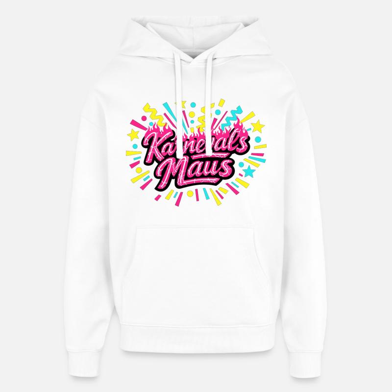 Karnevalsmaus - Karneval Geschenk - Oversized Unisex Hoodie von Stanley/Stella - Weiß