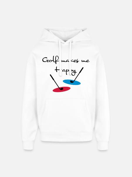 golf - Sweat à capuche unisexe Stanley/Stella Oversized - blanc