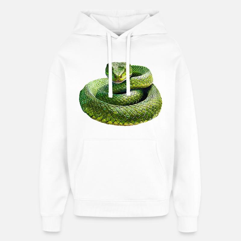 mamba - Sweat à capuche unisexe Stanley/Stella Oversized - blanc