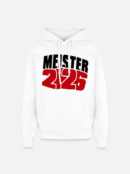 Champion 2026 Championship - Oversized Unisex Hoodie by Stanley/Stella - white
