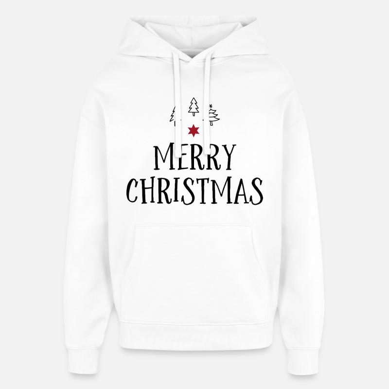 Noël - Sweat à capuche unisexe Stanley/Stella Oversized - blanc