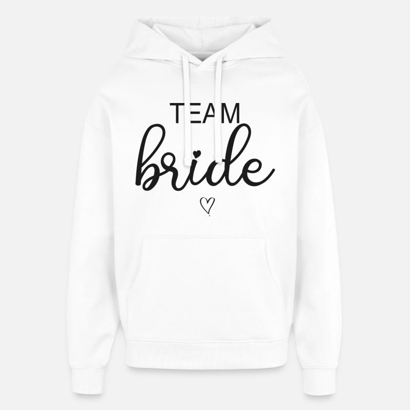 Épouse de l’équipe - Sweat à capuche unisexe Stanley/Stella Oversized - blanc