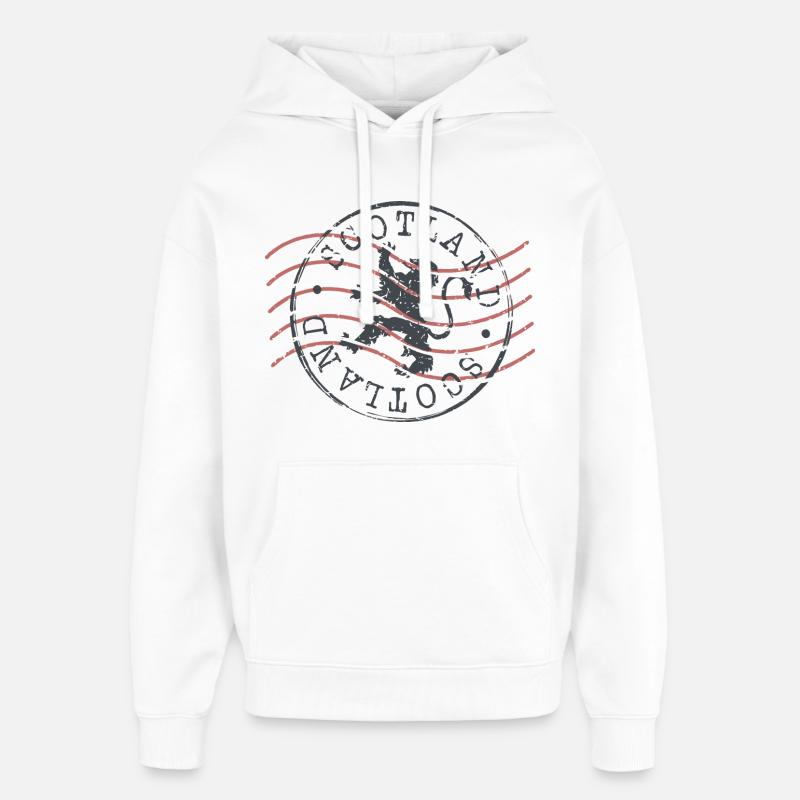 ecosse angleterre britannique - Sweat à capuche unisexe Stanley/Stella Oversized - blanc