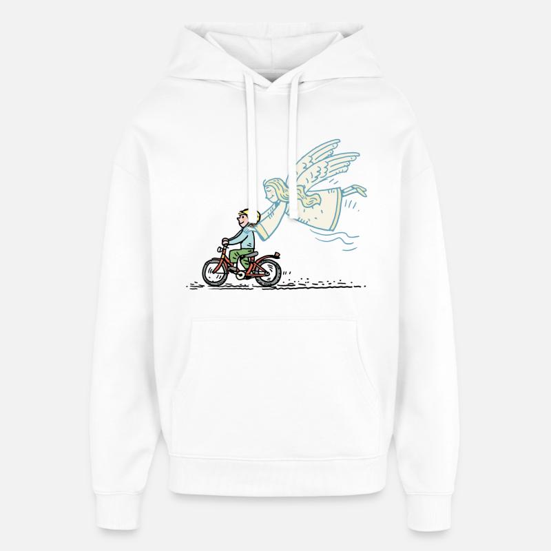 Schutzengel - Oversized Unisex Hoodie von Stanley/Stella - Weiß