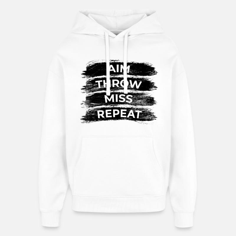 Darts Routine - Oversized Unisex Hoodie von Stanley/Stella - Weiß