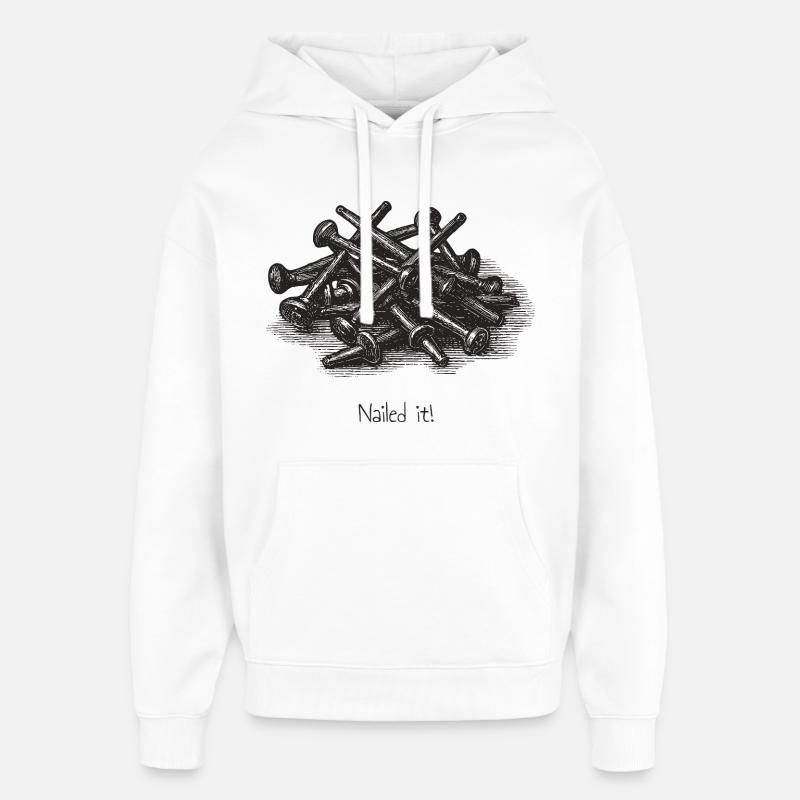 Parfait ! - Sweat à capuche unisexe Stanley/Stella Oversized - blanc