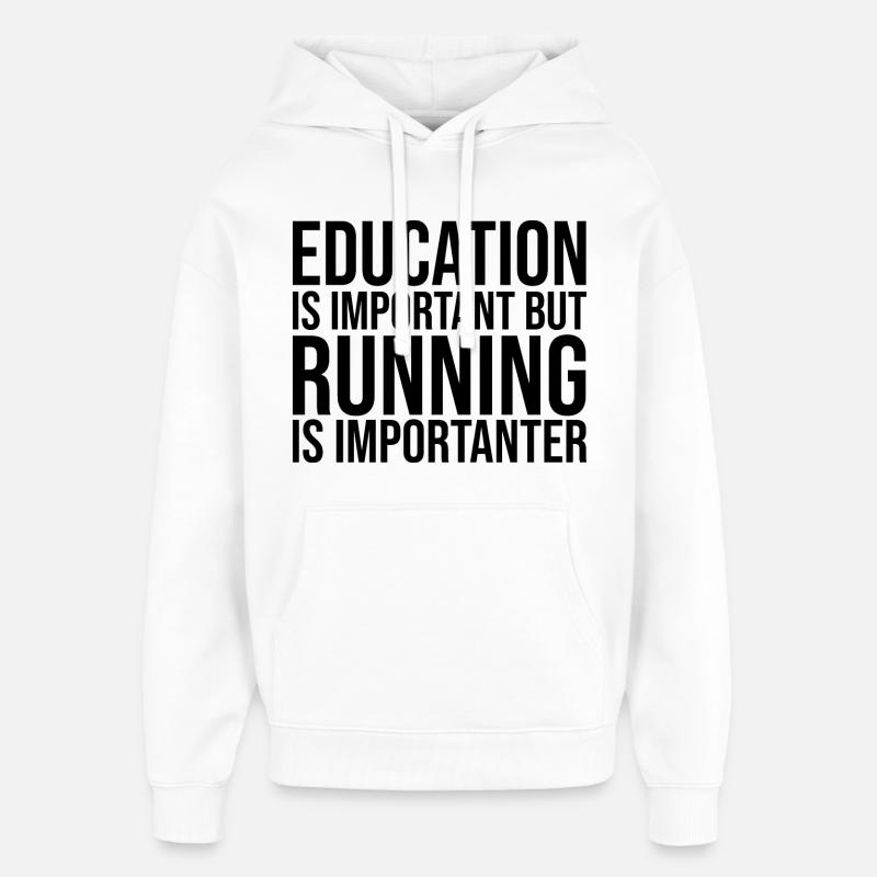 course - Sweat à capuche unisexe Stanley/Stella Oversized - blanc