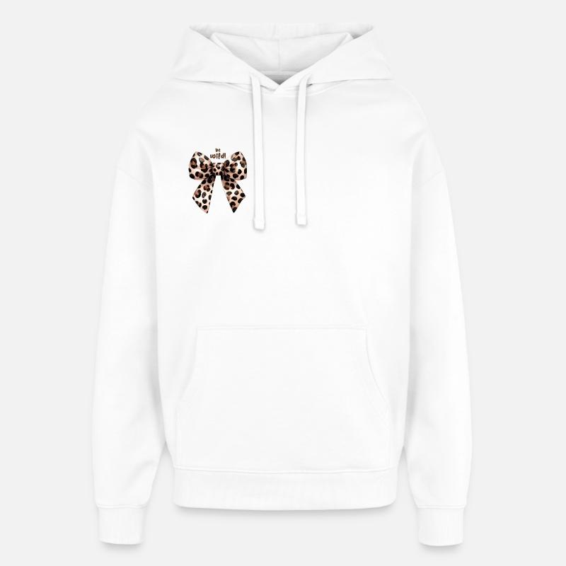 Arc Be Wild Leopard - Sweat à capuche unisexe Stanley/Stella Oversized - blanc