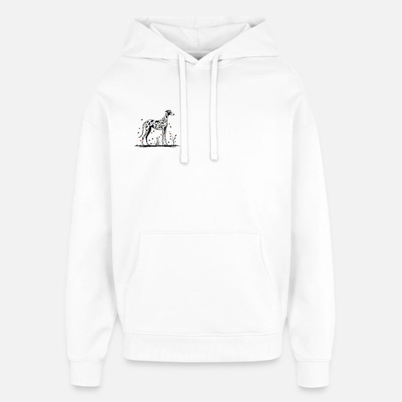 Street Art pour chiens et chiots - Sweat à capuche unisexe Stanley/Stella Oversized - blanc