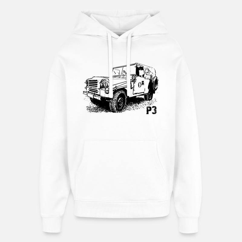 IFA - P3 - Sachsenring - Oversized Unisex Hoodie von Stanley/Stella - Weiß